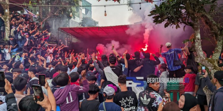 Pecah! Nobar Persija vs Persib di Cicurug, Bobotoh Sukabumi Utara Euforia Atas Kemenangan Maung Bandung