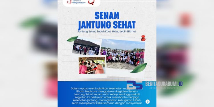Jaga Kesehatan Warga, RS Bhakti Medicare Gelar Senam Jantung Sehat Rutin Setiap Pekan