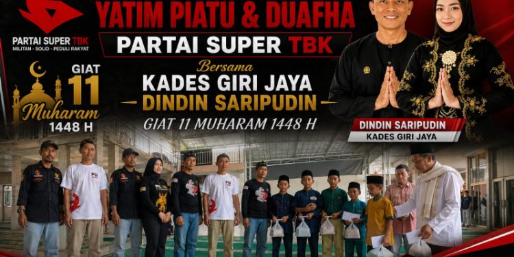 Sambut Muharram 1448 H, DPD PSI Kabupaten Sukabumi Santuni 84 Anak Yatim di Parungkuda