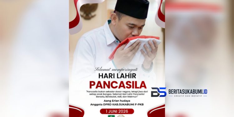 Anggota DPRD Sukabumi Aang Erlan Hudaya Peringati Hari Lahir Pancasila: Pancasila Jiwa Setiap Anak Bangsa