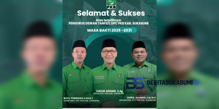 Hasim Adnan Pimpin DPC PKB Kabupaten Sukabumi Periode 2026–2031