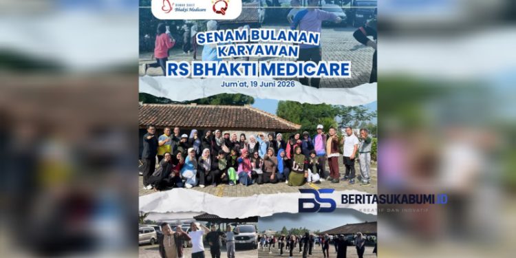 Senam Bulanan Karyawan RS Bhakti Medicare: Investasi Kesehatan demi Pelayanan Terbaik