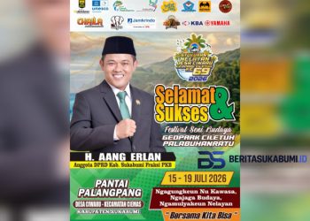 Syukuran Nelayan dan HUT ke-69 Desa Ciwaru, Festival Seni Budaya Geopark Ciletuh Meriah di Pantai Palangpang