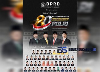 DPRD Kabupaten Sukabumi Ucapkan Selamat HUT Bhayangkara ke-80, Apresiasi Pengabdian Polri