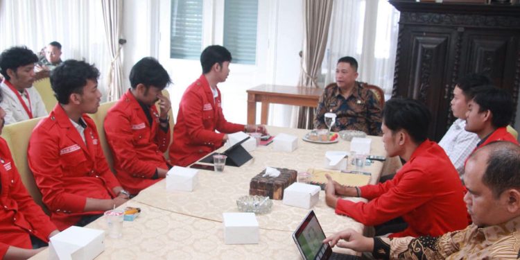 Wabup Terima Pengurus GMNI Sukabumi Raya, Bahas Gagasan Pembangunan Daerah