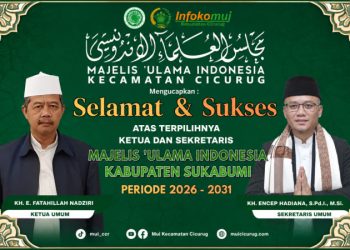 Terpilih Pimpinan MUI Kab. Sukabumi, MUI Kec. Cicurug Sampaikan Selamat