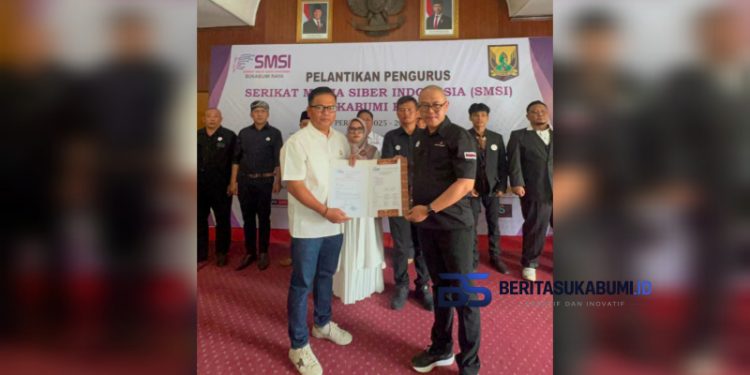 Eman Sulaeman Resmi Pimpin SMSI Sukabumi Raya, Diharapkan Perkuat Kolaborasi dengan Pemkab