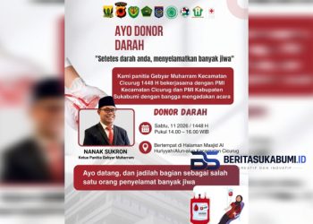 Gebyar Muharram 1448 H: Panitia Gelar Donor Darah di Alun-alun Cicurug