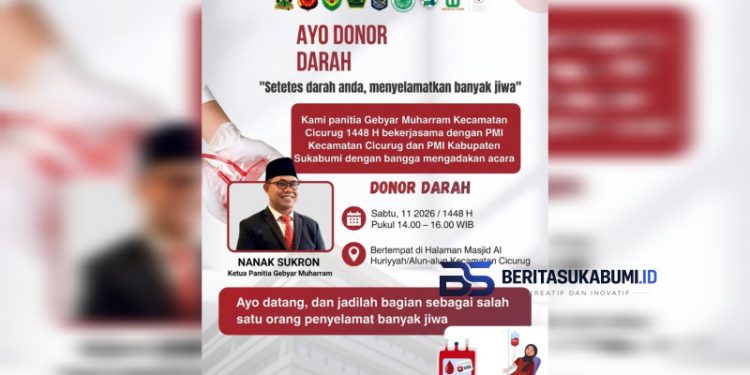 Gebyar Muharram 1448 H: Panitia Gelar Donor Darah di Alun-alun Cicurug