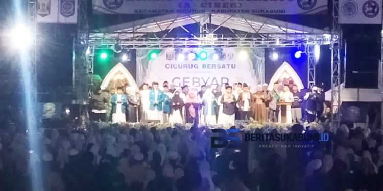 Ribuan Warga Padati Alun-alun Cicurug, Gebyar Muharram 1448 H Berjalan Meriah