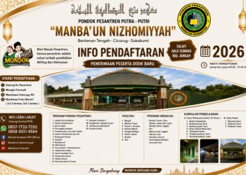 Ponpes Manba’un Nizhomiyyah Cicurug Resmi Buka Pendaftaran Santri Baru Tahun 2026
