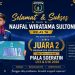 Naufal Wiratama Sultoni, Siswa SMPN 1 Cicurug Raih Juara 2 Piala Soeratin U-13 Tingkat Kota Bogor