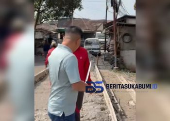 Wakil Bupati Sukabumi Pantau Pengecoran Jalan Caringin–Cidahu: Pastikan Pembangunan Sesuai Rencana dan Berkualitas