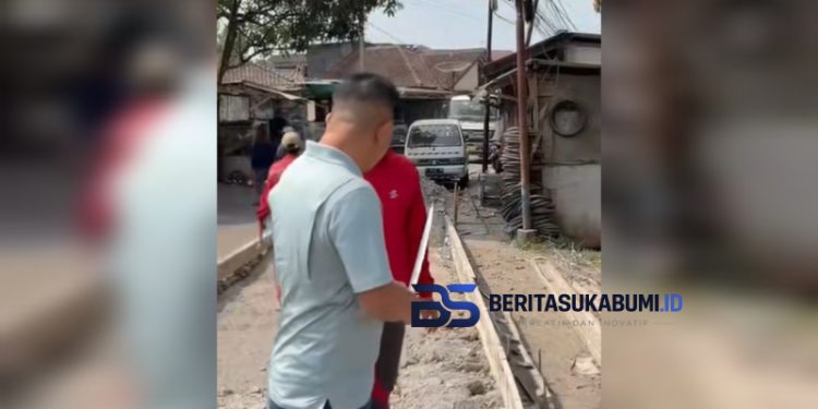 Wakil Bupati Sukabumi Pantau Pengecoran Jalan Caringin–Cidahu: Pastikan Pembangunan Sesuai Rencana dan Berkualitas