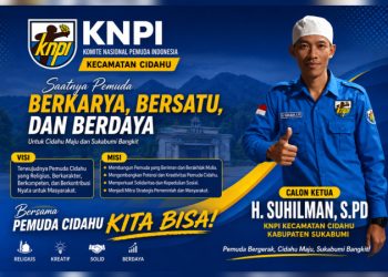 H. Suhilman Resmi Deklarasi dan Daftar Jadi Calon Ketua KNPI Cidahu: Jadikan KNPI Rumah Besar Tanpa Sekat