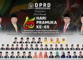 DPRD Kabupaten Sukabumi Ucapkan Selamat Hari Pramuka ke-65: Dukung Swasembada Pangan Menuju Indonesia Emas 2045