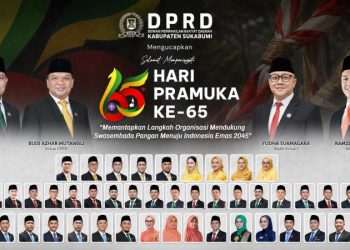 DPRD Kabupaten Sukabumi Ucapkan Selamat Hari Pramuka ke-65: Dukung Swasembada Pangan Menuju Indonesia Emas 2045