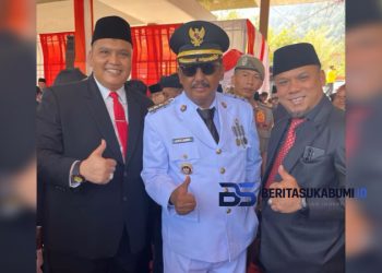 DPC Peradi Cibadak Hadiri Upacara Kemerdekaan RI ke-81 di Lapang Cangehgar Palabuhanratu