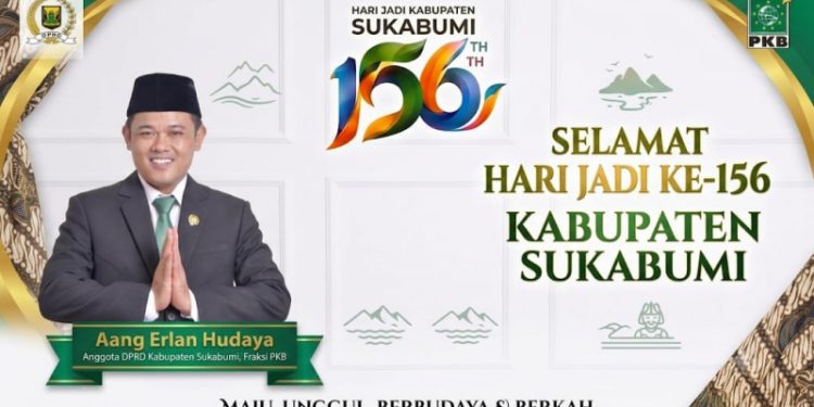 Aang Erlan Hudaya Sampaikan Ucapan Selamat Hari Jadi ke-156 Kabupaten Sukabumi