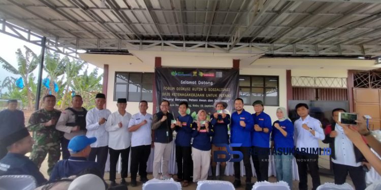 PT MBI Gandeng BPJS Ketenagakerjaan, Jamin Perlindungan Sosial Ratusan Petani Desa Nanggerang