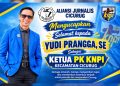 Yudi Prangga, SE Resmi Menjadi Ketua PK KNPI Kecamatan Cicurug