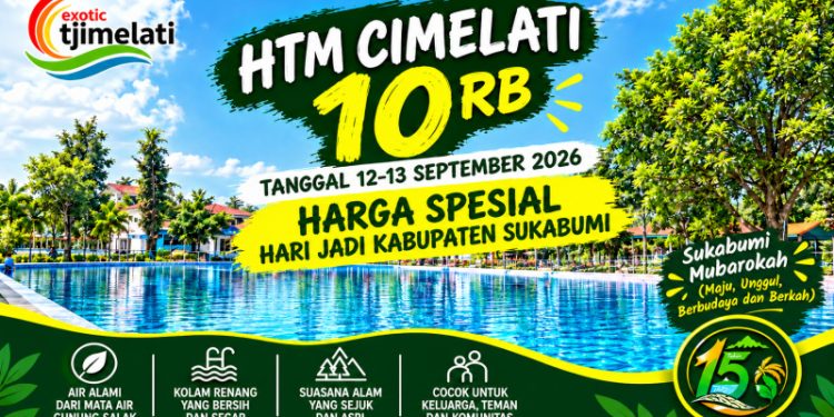 Rayakan Hari Jadi ke-156 Kabupaten Sukabumi, TR Cimelati Tetapkan Harga Spesial Tiket Masuk Rp10 Ribu