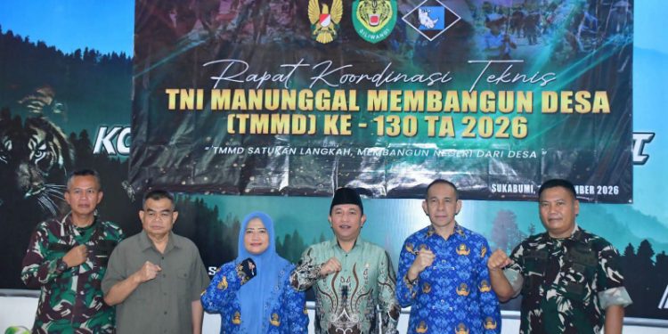 Wabup Andreas Tegaskan Dukungan Penuh: Desa Mekarjaya Ciemas Jadi Pusat TMMD ke-130