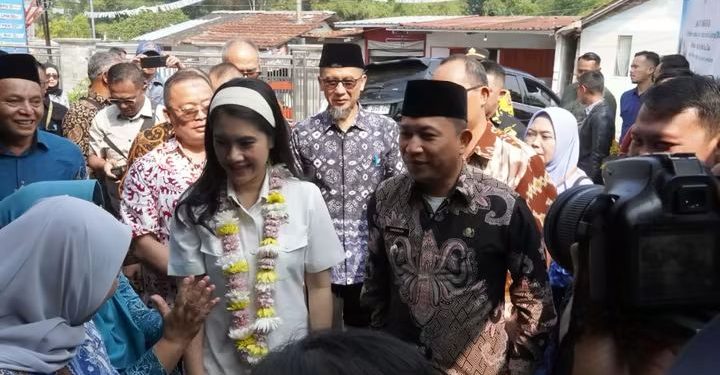 Wabup Andreas Dampingi Wamen BKKBN, Desa Gede Pangrango Dijadikan Contoh Penanggulangan Stunting