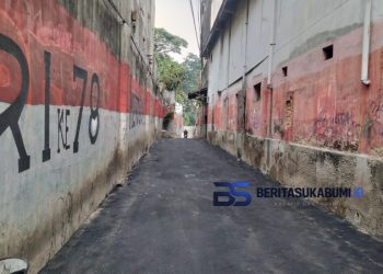 Sepanjang 350 Meter Persegi, Jalan Lingkungan arah Kampung Nyangkowek Telah Diperbaiki